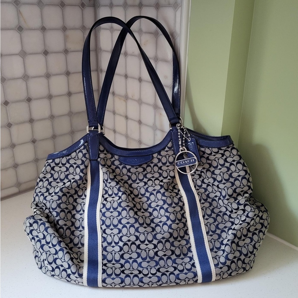 Blue Coach Bag